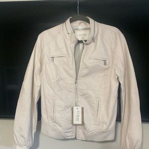 CI SONO faux leather jacket•NEW •Sz L